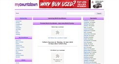 Desktop Screenshot of mycountdown.org
